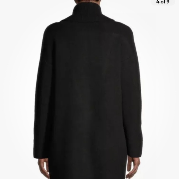 Time and Tru Women’s Black Shawl Collar Cardigan Coatigan Size Large (12-14) NEW - Picture 4 of 11